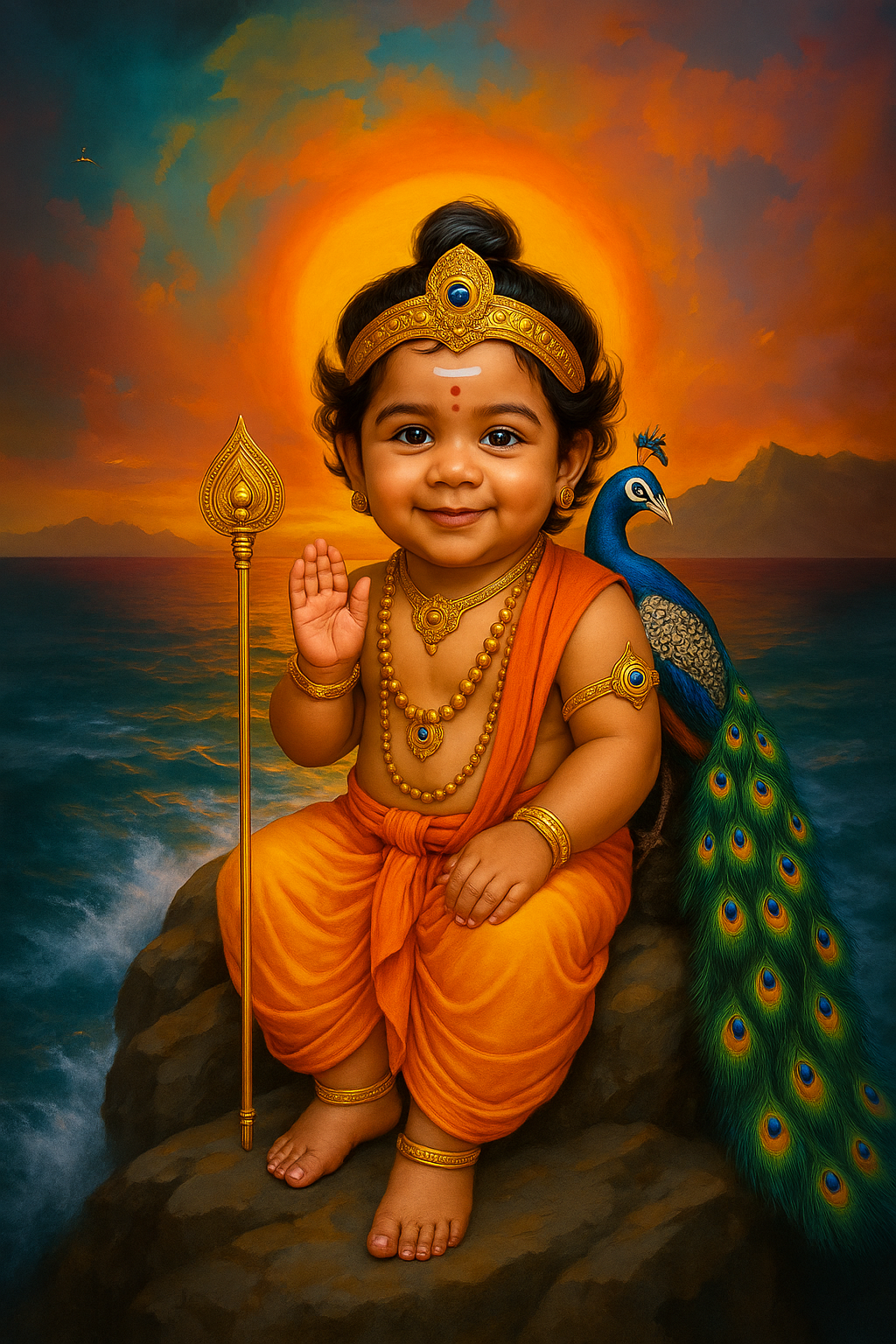 Upload Baby Photo – Receive Murugan Style Digital Portrait in 24 Hours