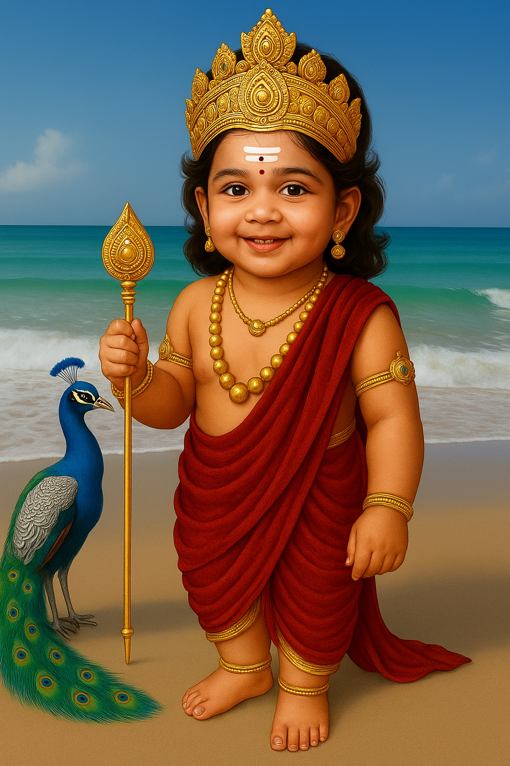 Upload Baby Photo – Receive Murugan Style Digital Portrait in 24 Hours