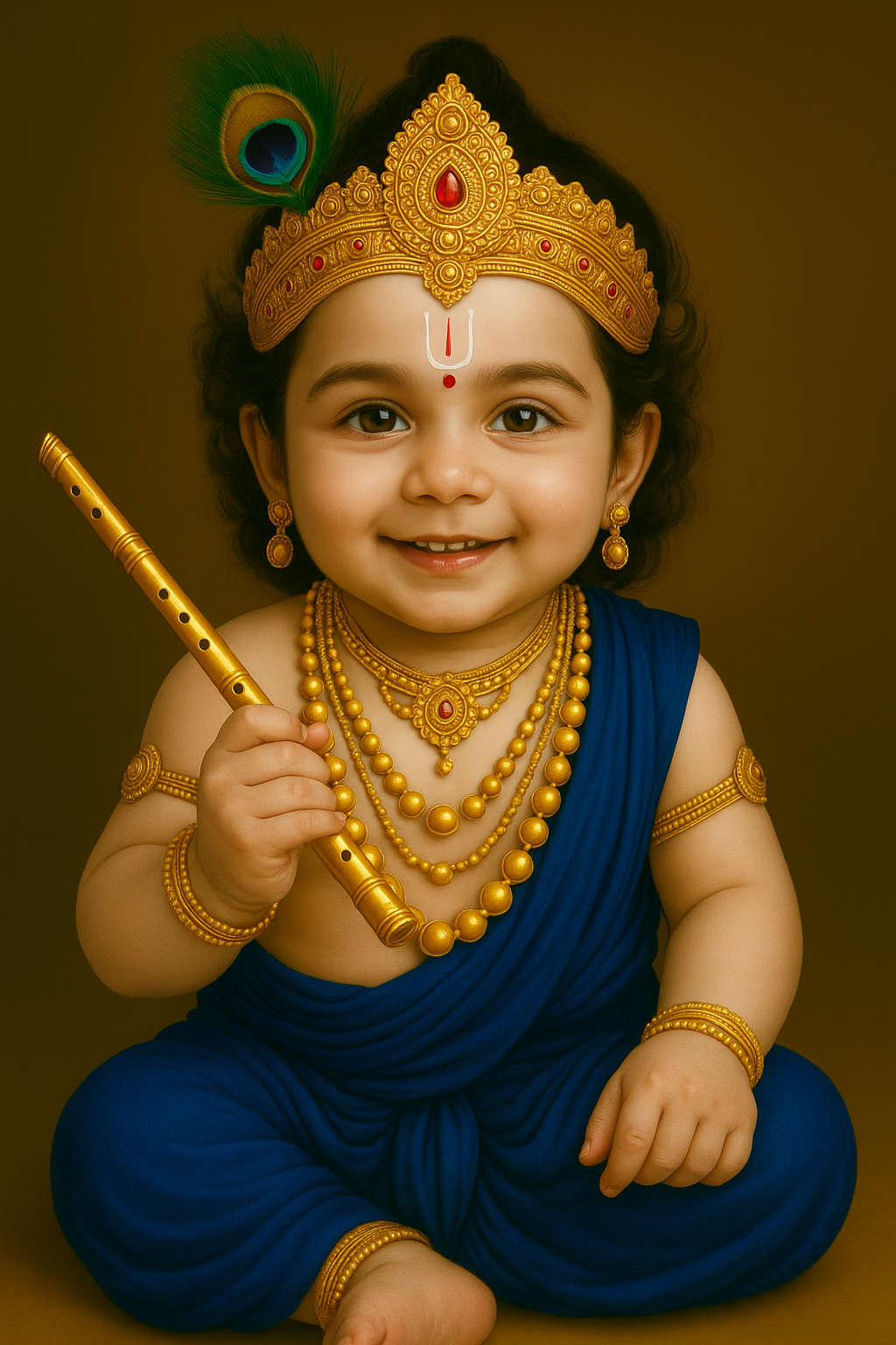 Upload Baby Photo – Get Krishna Style Digital Portrait in 24 Hours
