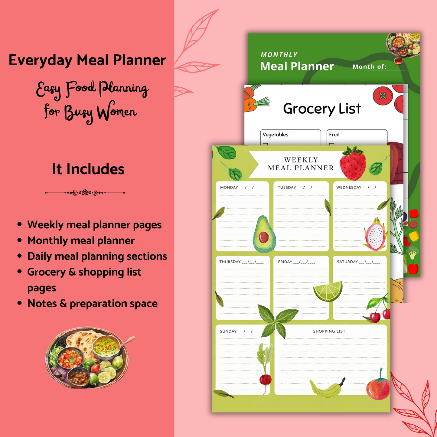 Everyday Meal Planner – Easy Food Planning for Busy Women