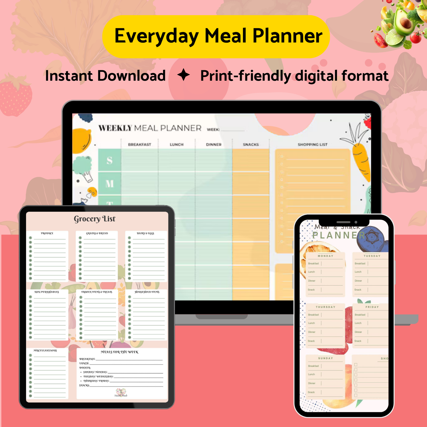 Everyday Meal Planner – Easy Food Planning for Busy Women