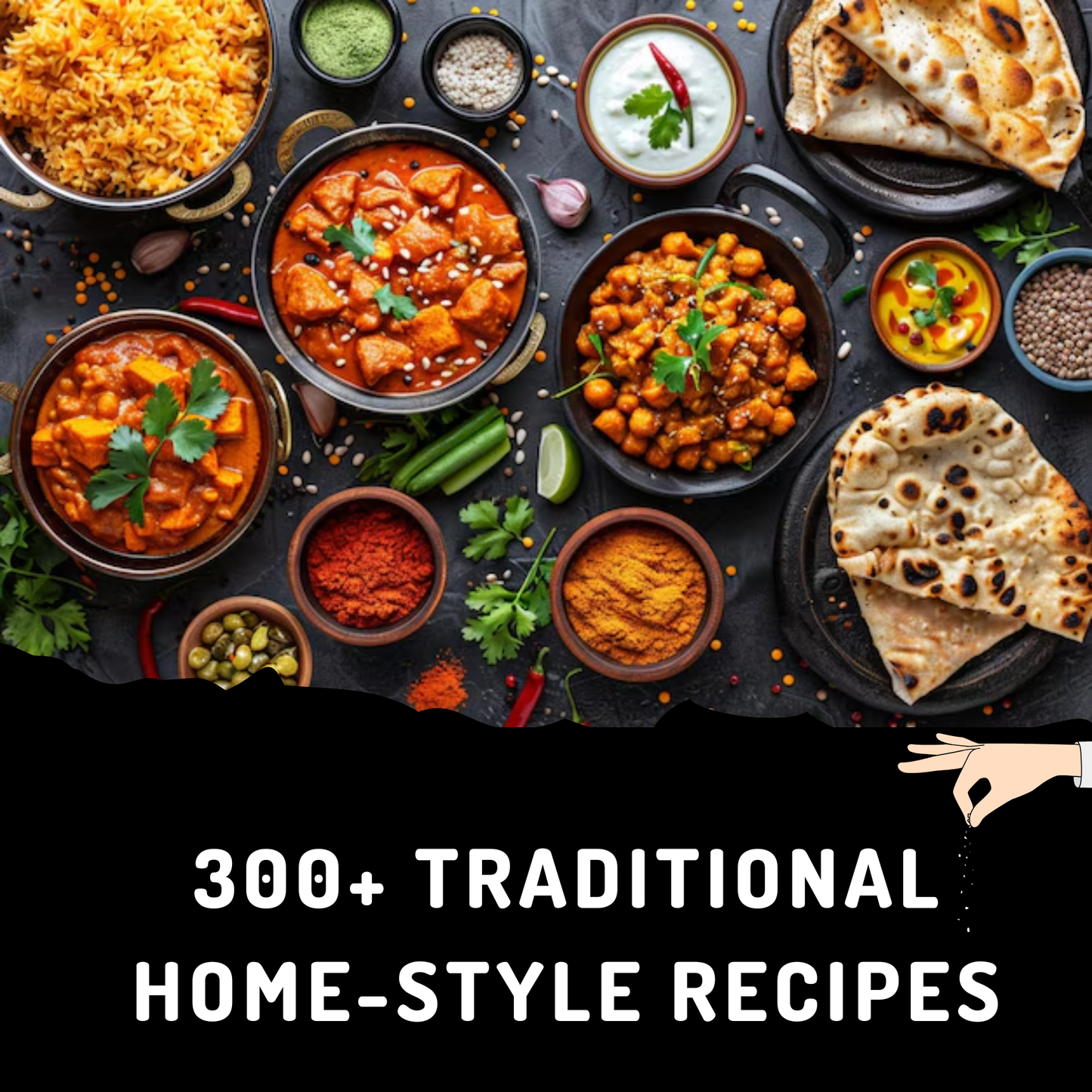 300+ Traditional Home-Style Recipes (Instant Download)