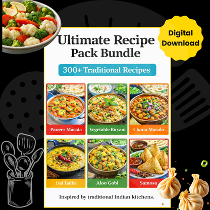 300+ Traditional Home-Style Recipes (Instant Download)
