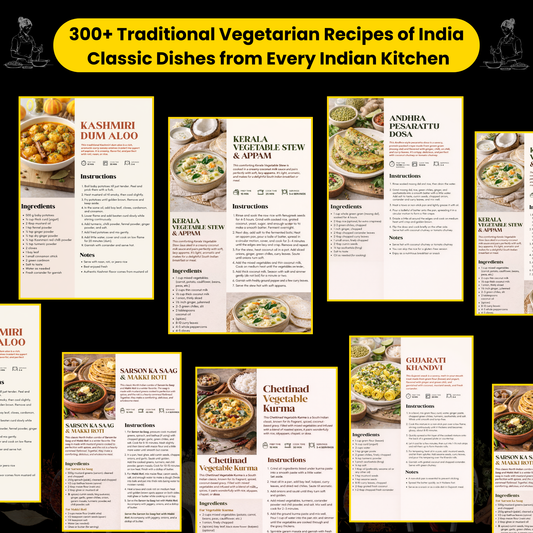 300+ Traditional Home-Style Recipes (Instant Download)