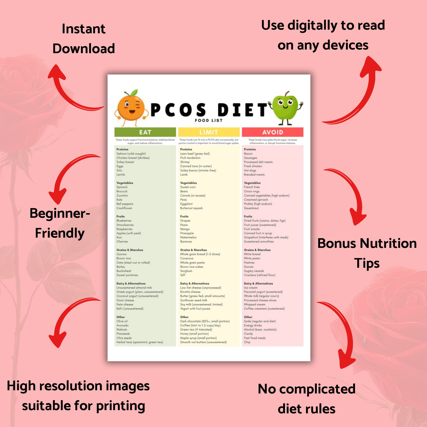 PCOS Diet Food Guide – Eat Right for Hormone Balance