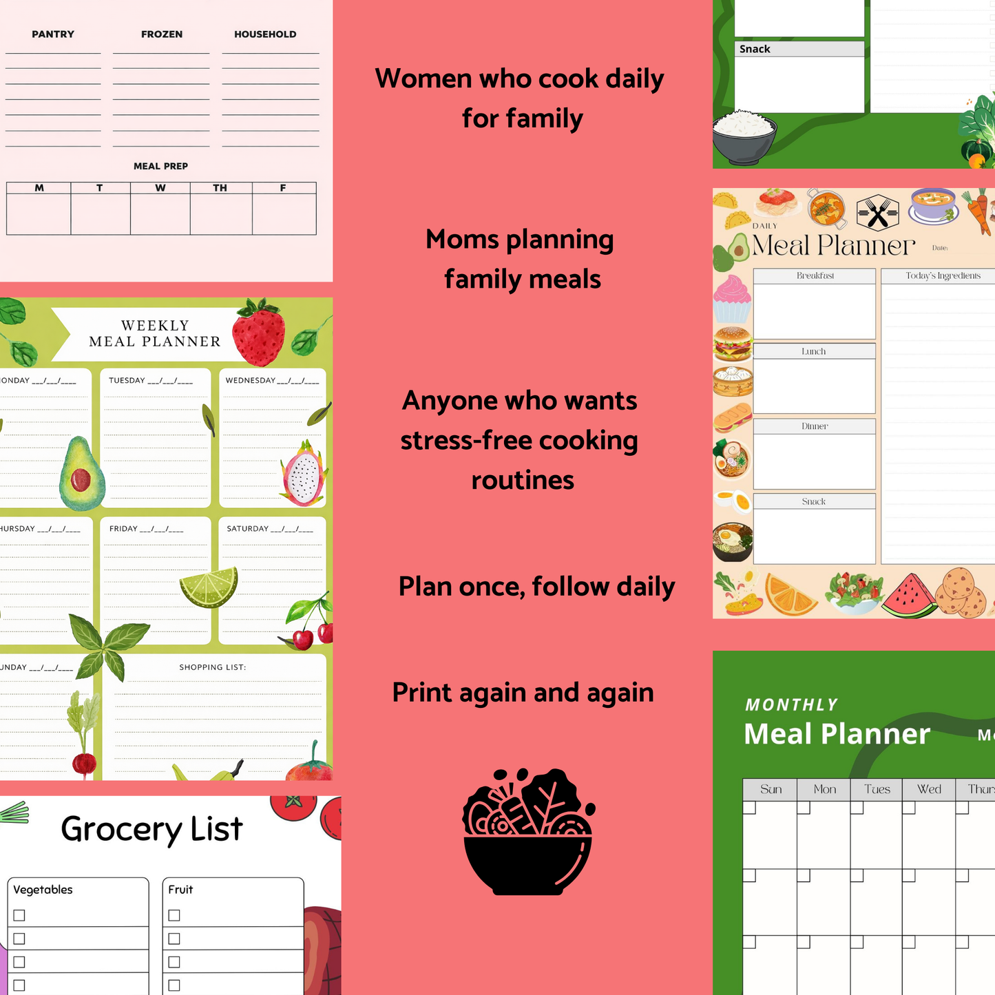 Everyday Meal Planner – Easy Food Planning for Busy Women