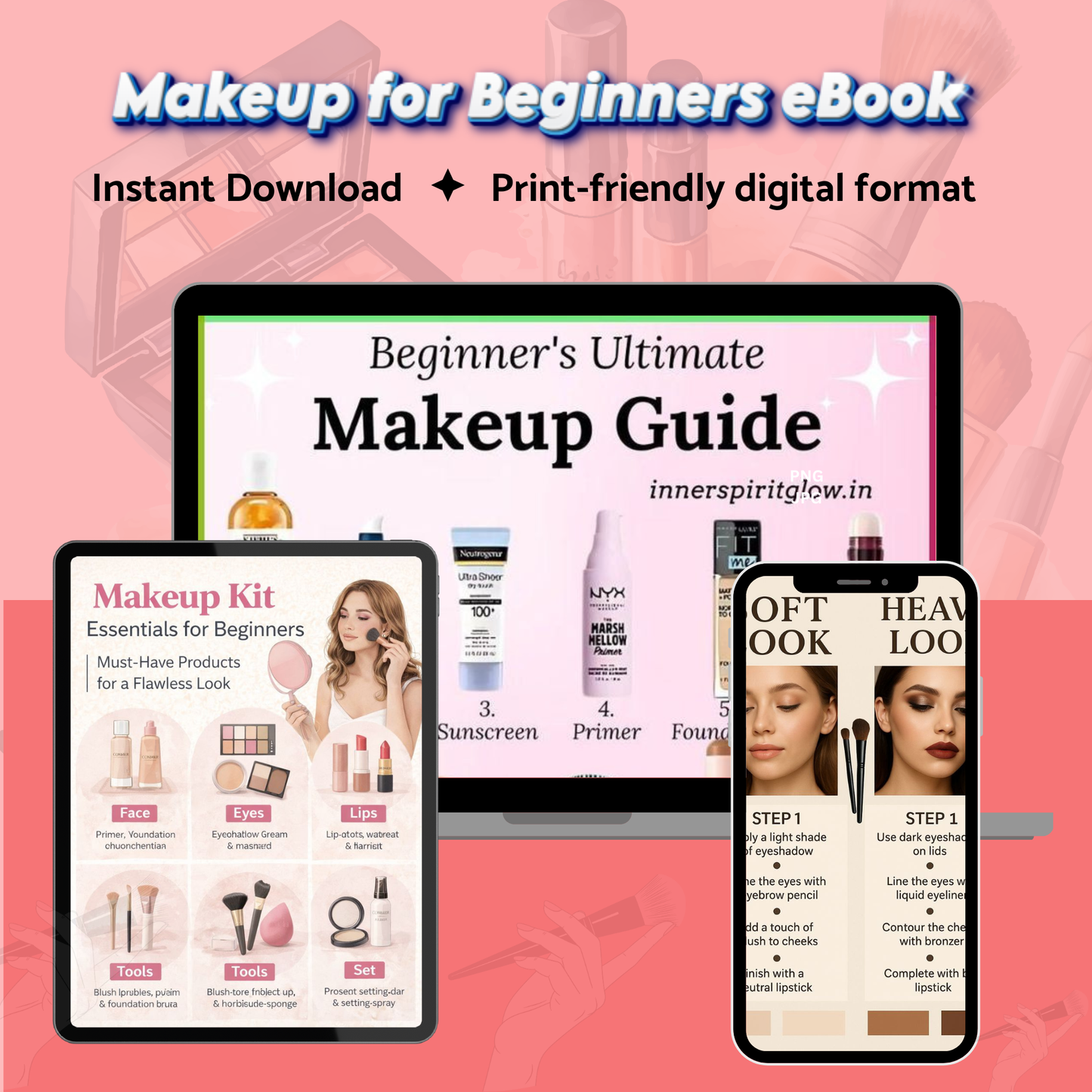 Makeup for Beginners eBook – Step-by-Step Beauty Guide