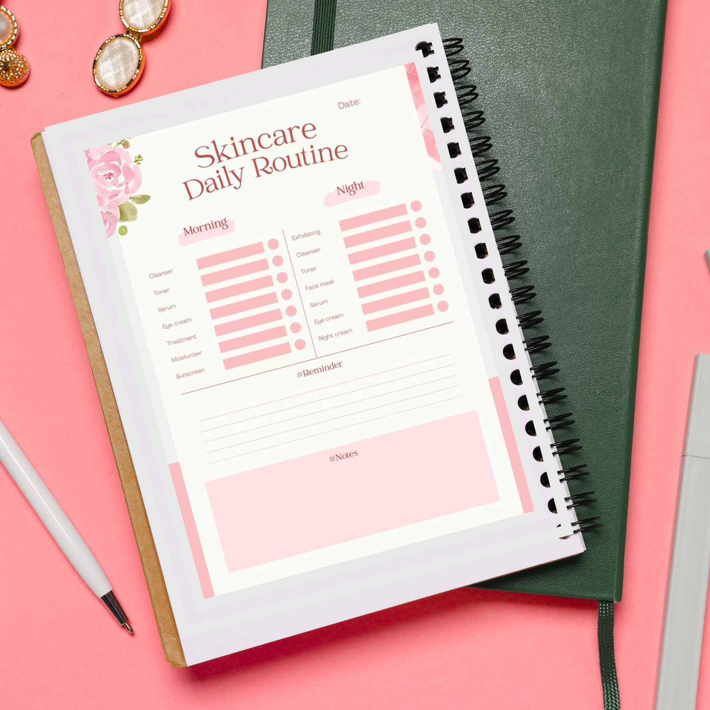 Bridal Beauty Planner – Wedding Day Skincare & Makeup Schedule (Printable PDF)