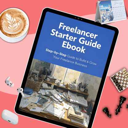 Freelancer Starter Guide Ebook – Step-by-Step Guide to Build & Grow Your Freelance Business