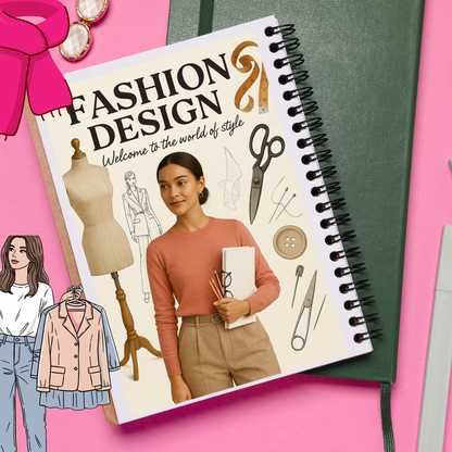 Fashion Design Project Book & Digital Planner – From Sketch to Collection