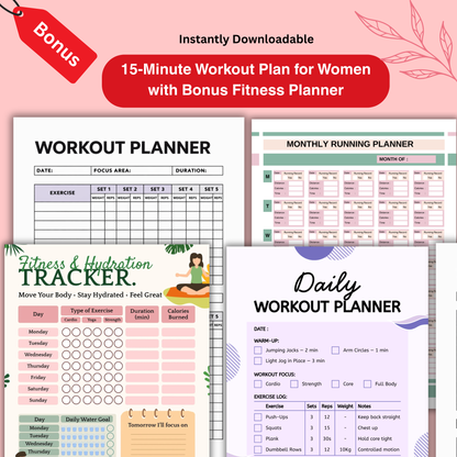 15-Minute Home Workout Plan for Women – Simple Daily Fitness Guide