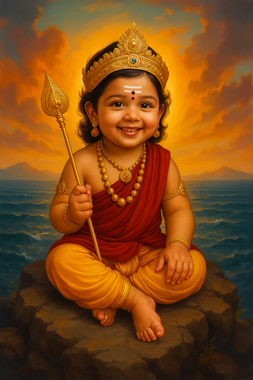 Upload Baby Photo – Receive Murugan Style Digital Portrait in 24 Hours