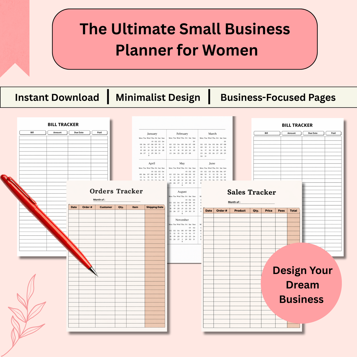 Small Business Planner for Women Entrepreneurs