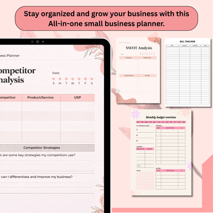 Small Business Planner for Women Entrepreneurs