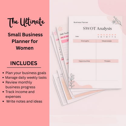 Small Business Planner for Women Entrepreneurs