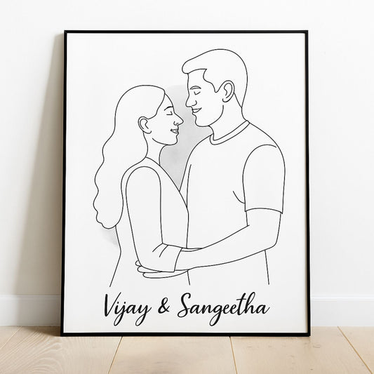 Personalized One Line Sketch – Create from Your Favorite Photo