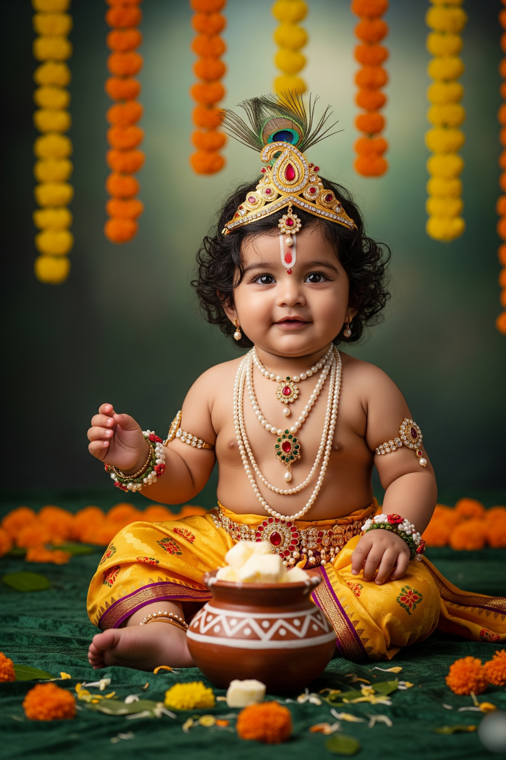 Upload Baby Photo – Get Krishna Style Digital Portrait in 24 Hours