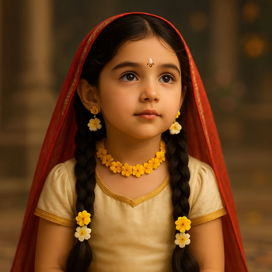 Make Your Baby Look Like Little Radha – Personalized Portrait
