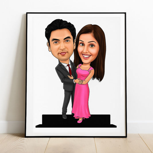 Personalized Caricature for Couples