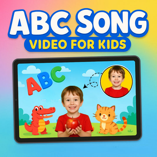 Custom ABCD Song Video for Kids